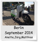 Berlin  September 2014 Anette,J�rg,Matthias